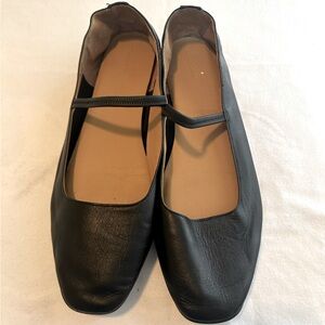 Madewell Greta square toe black mary Jane